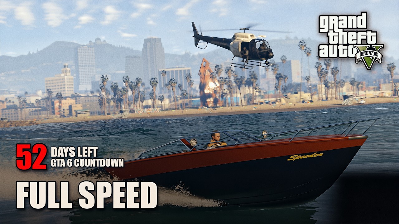 Video thumbnail for GTA 6 COUNTDOWN: 52 DAYS LEFT | Full Speed to November | GTA 5 Online Live · English Hindi Punjabi