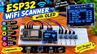 ESP32 WiFi Scanner with OLED | WiFi Scanner Kaise Banaye 