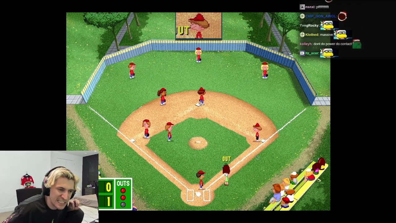 xQc Plays Backyard Baseball '97!