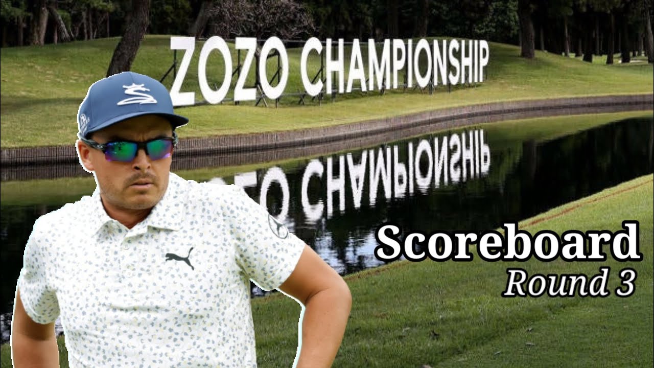 Scoreboard Third Round Zozo Championship 2022