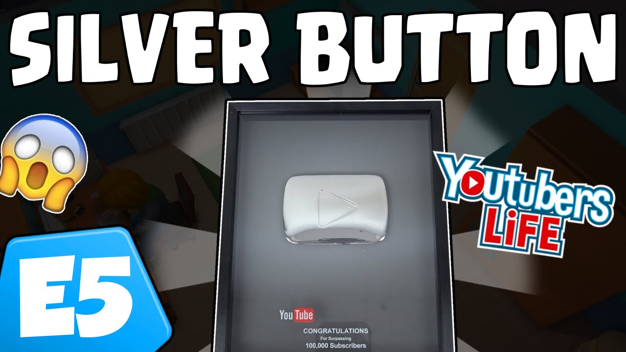 HO RICEVUTO IL SILVER BUTTON?! - YouTubers Life EP.5 gaming logo