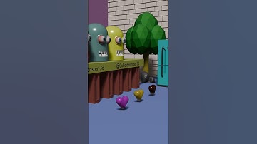 Wowww amzing heart game #3danimation #horrorshow #loops #cuboidmonster3d #cubemonster#loopanimation