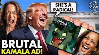 Trump BREAKS Internet With FLAMETHROWER Ad SAVAGING Kamala as Media PANIC Over Her Psychotic Past 🔥