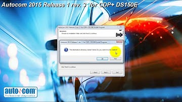 установка автоком 2015.1.3 для CDP+ DS150E