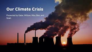 Osher Lifelong Learning Institute - The Climate Crisis: Science and Psychology