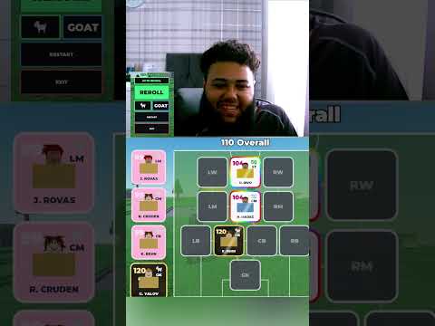 120 OVERALL?!😳 New Record🔥 Build A Soccer Squad #roblox