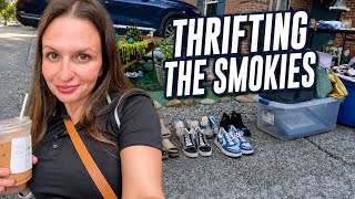 Thrifting in the Smoky Mountains! Garage Sales, Church Sales & Goodwill Finds