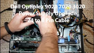 Dell Optiplex 9020 7020 3020 Power Supply Upgrade 24 pin to 8 pin Adapter