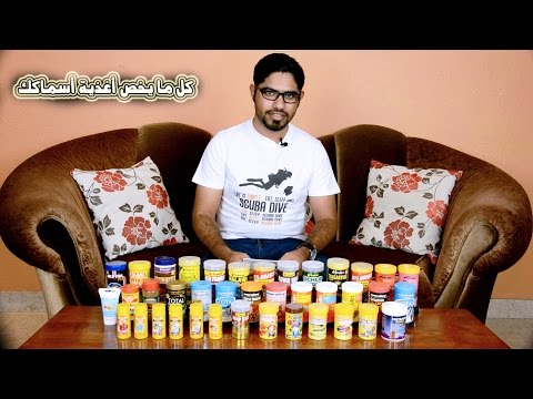 شرح كامل عن الأطعمة والأغذية الخاصة بأسماك الزينة