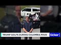 Pres Trump Golfs While Colombia’s President Panics