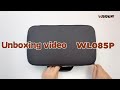 Unboxing: Transmitter with video recording function, and Receiver with a 7-inch display screen.
