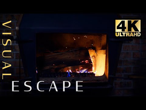 Relaxing Fire Sounds and 4K Ambience | Relaxation, Sleep, Study 🔥