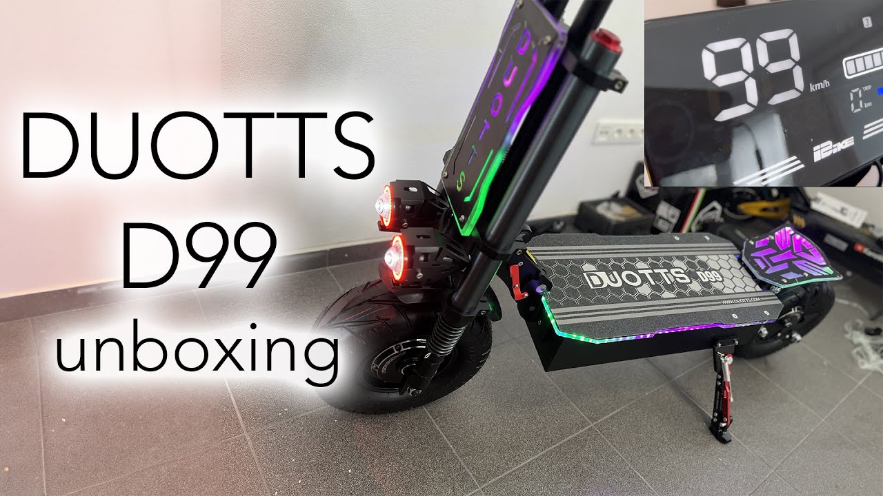 DUOTTS D99 - 60kg čínskýho železa s obříma kolama 💪. Unboxing 📦