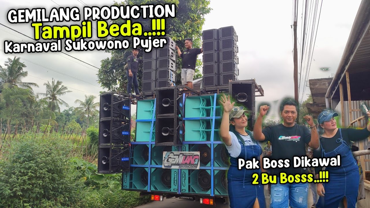 Tampil Beda Daripada Sound Lainnya 😂 2 Bu Boss Gemilang Ikutan Joget Di Karanaval Sukowono Pujer