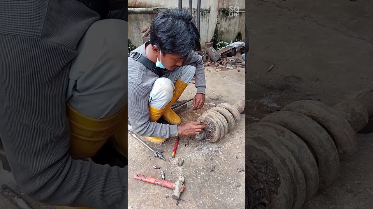 tehnik ganti spring trek excavator hitachi zx 200