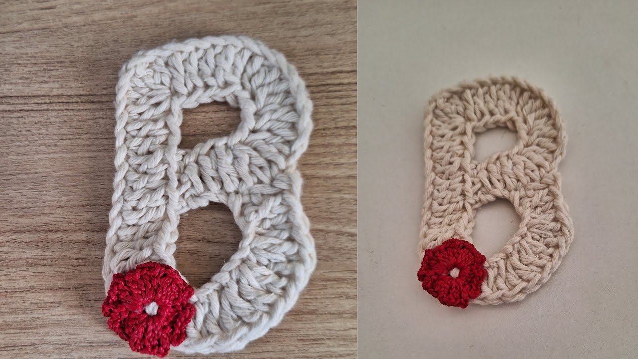 Alfabeto de Crochê letra B passo a passo