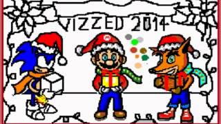 Mario Paint - Dec 14 Christmas Mario Paint Contest: A Classic Christmas - User video