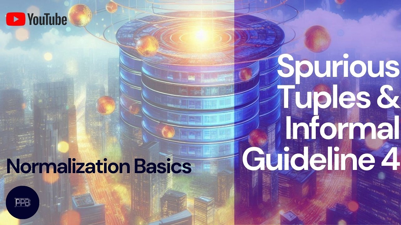 Avoiding Spurious Tuples: Informal Design Guideline 4 for Relational ...