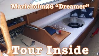 Sea4See l Sailing Vlog l Marieholm26 Folkboat  Marieholm26 Interios