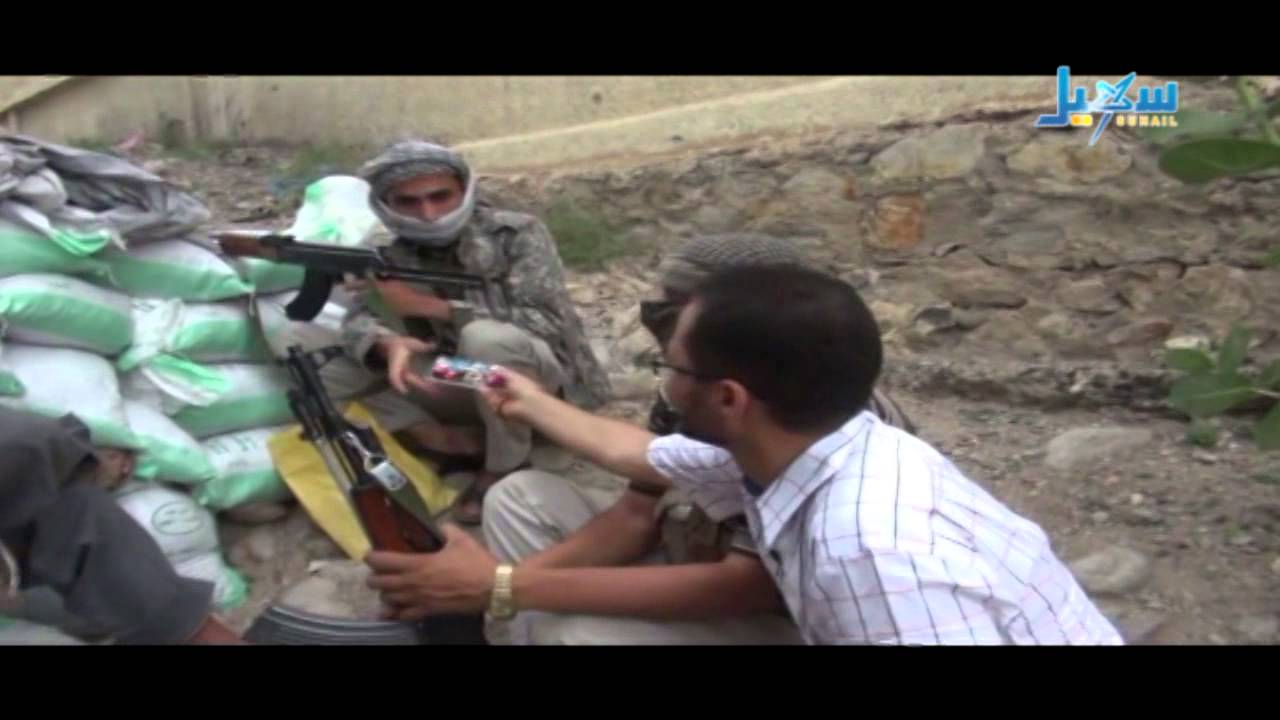 في ضيافة المقاومة ...  مع عبدالملك النهمي احد قادة المقاومة بتعز