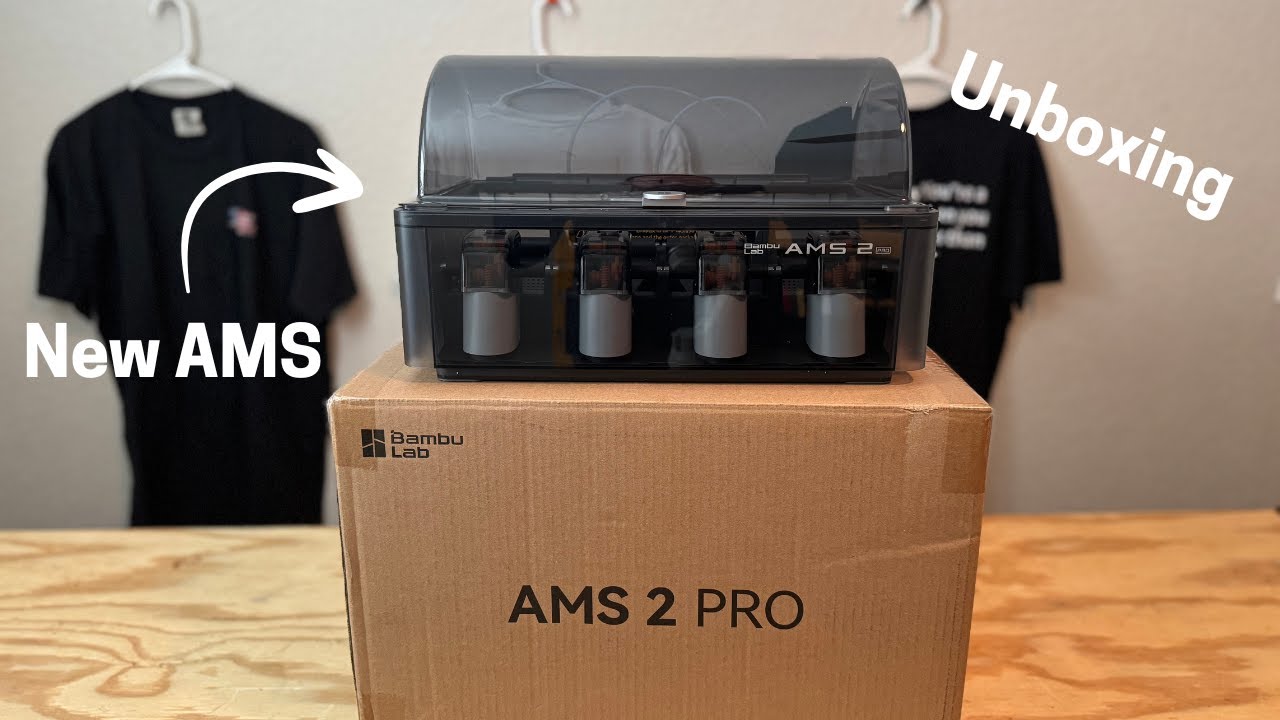 Unboxing Bambu's New AMS 2 pro. #3d #3dprinting #ams #bambu - YouTube