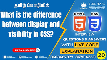 What is the difference between display-none & visibility-hidden | display none vs visibility hidden