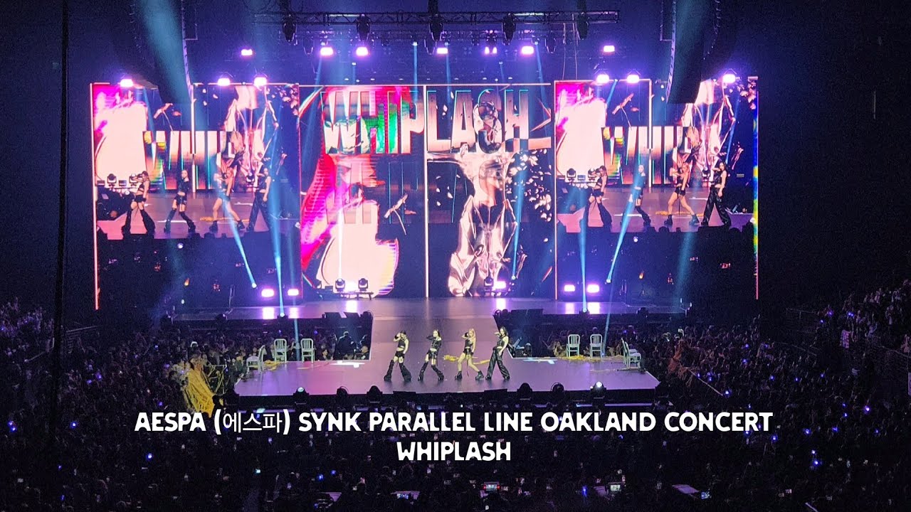 Whiplash Fancam - aespa (에스파) SYNK Parallel Line Oakland (4K)