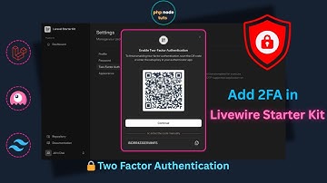 🛡️Voeg twee-factor-authenticatie toe aan de Livewire Starter Kit | Beveilig je Laravel-app als ee...