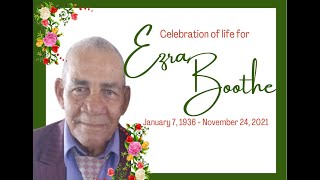 Funeral Service for the late: Ezra Boothe (December 13, 2022 @10:30 a.m.)