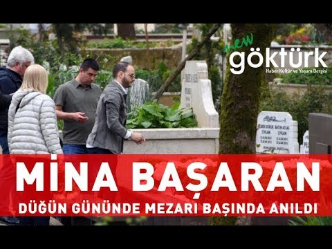 Mina Başaran düğün gününde mezarı başında anıldı