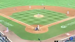 Garrett Cleavinger v. Anthony Rizzo in super slow motion. Dodgers v. Cubs. May 5, 2021.