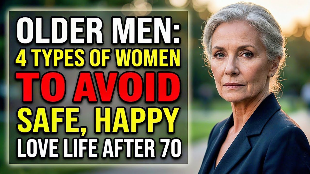 4 Types of Women Older Men Must Avoid After 70 | Protect Your Peace & Savings