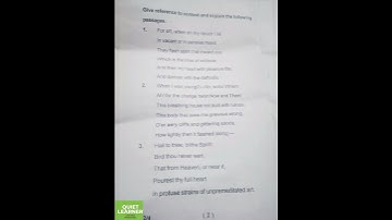 Kumaun university english literature paper 1, 2022-23, third semester