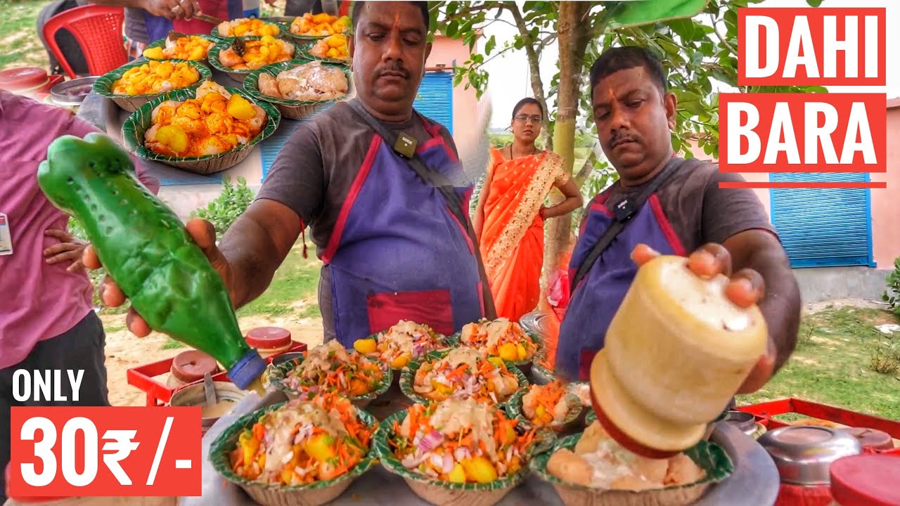 Unique Style Of Making Odisha Famous Dahibara | Only 30₹/- | Odisha Food Tour | Street Food India