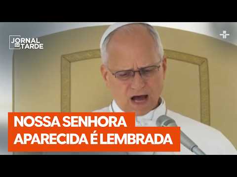 Papa Leão 14 pede proteção de Nossa Senhora aos brasileiros