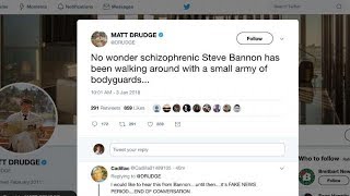 Drudge calls Bannon 'schizophrenic'