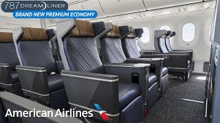 BRAND NEW American Airlines Flagship 787-9P Premium Economy review from Los Angeles to Chicago