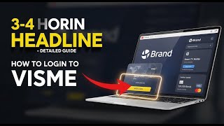 How to login to Visme - Detailed Guide