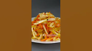 Нарезаю кальмаров и соединяю с луком: этo очень вкусно (два интересных варианта)