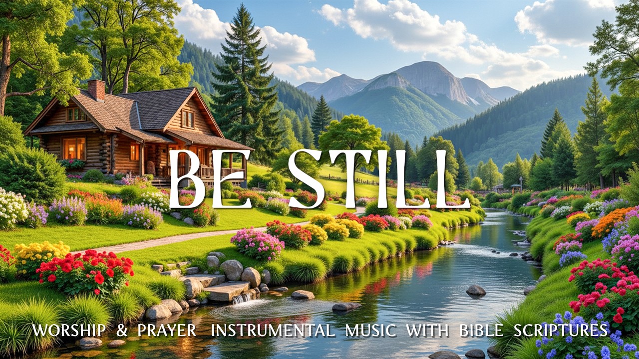 BE STILL: Soothing Worship Piano & Powerful Bible Verses With Beautiful Nature Landscapes