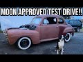 1947 Ford Coupe Dad's Daily First Real Road Test!!!