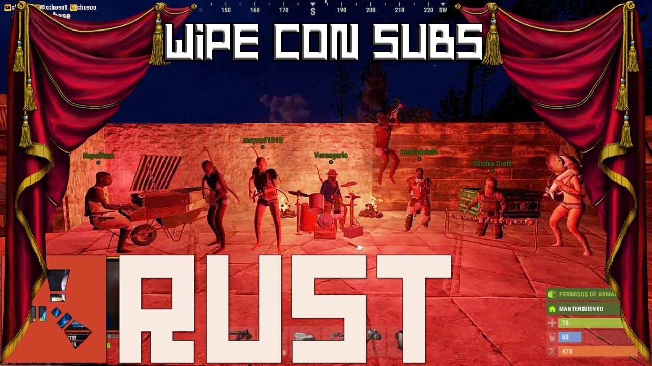 Rust | WIPE CON SUBS (NUEVO WIPE) | Gameplay Español - YouTube