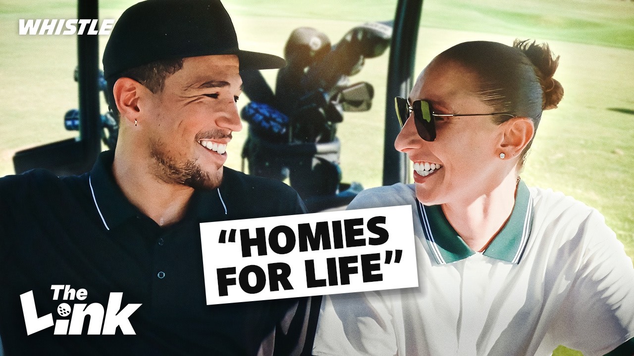 Devin Booker & Diana Taurasi Become BEST FRIENDS On The Golf Course!