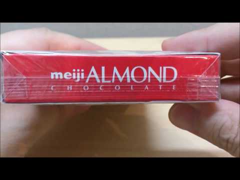 明治 アーモンドチョコレート ALMOND CHOCOLATE ASMR