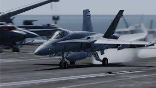 Digital Combat Simulator | VFA-37 Takes on Carrier Quals | Mediterranean Sea - '93