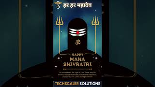 Celebrity Happy Maha Shivratri Greeting from Techscaler solution Profile