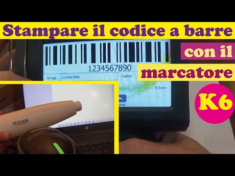 Video: Come Stampare Un Codice A Barre