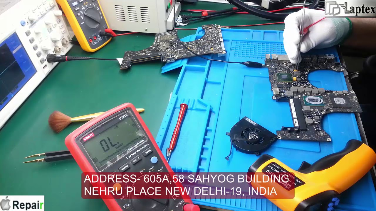 MACBOOK PRO GREEN LIGHT ON BUT FAN NOT SPINNING SOLUTION Apple Macbook complete repair