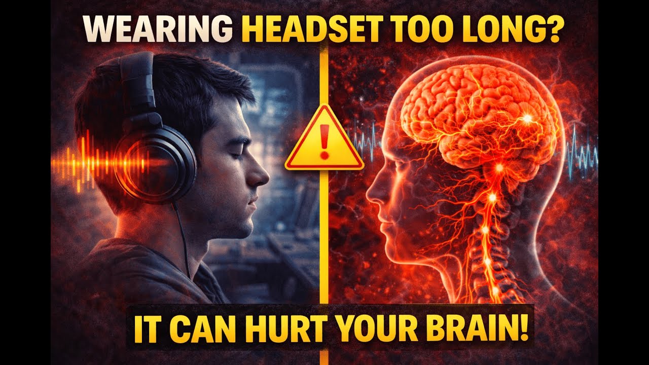 Wearing Headphones Too Long Can Affect Your Brain and Hearing