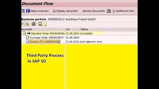 Third Party Process in SAP SD| Drop shipping process